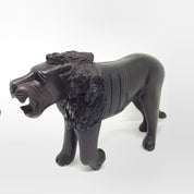 Wooden Black Lion Carving