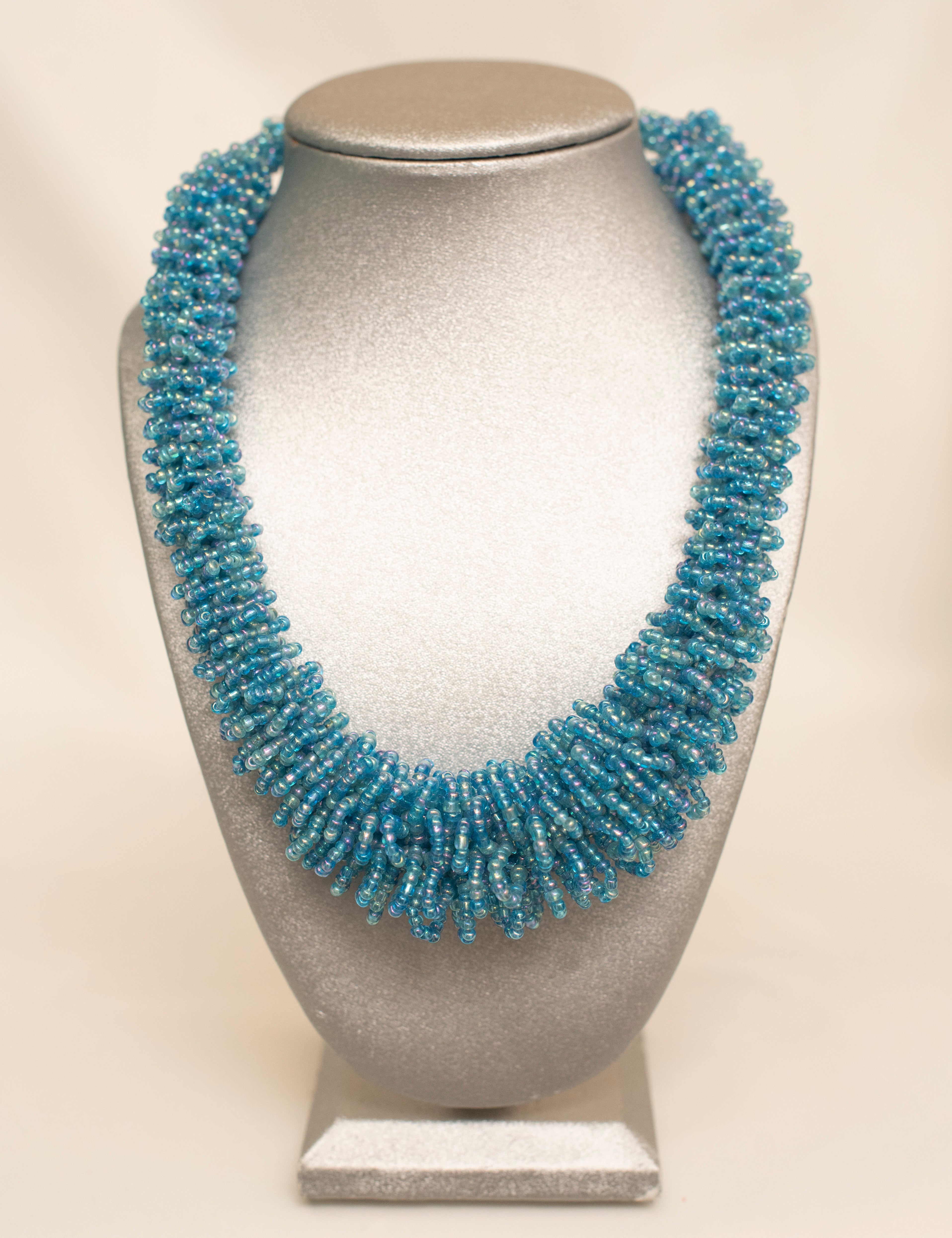 Beaded Ethnic Handmade Thick Tube Necklace