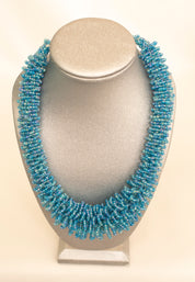 Beaded Ethnic Handmade Thick Tube Necklace