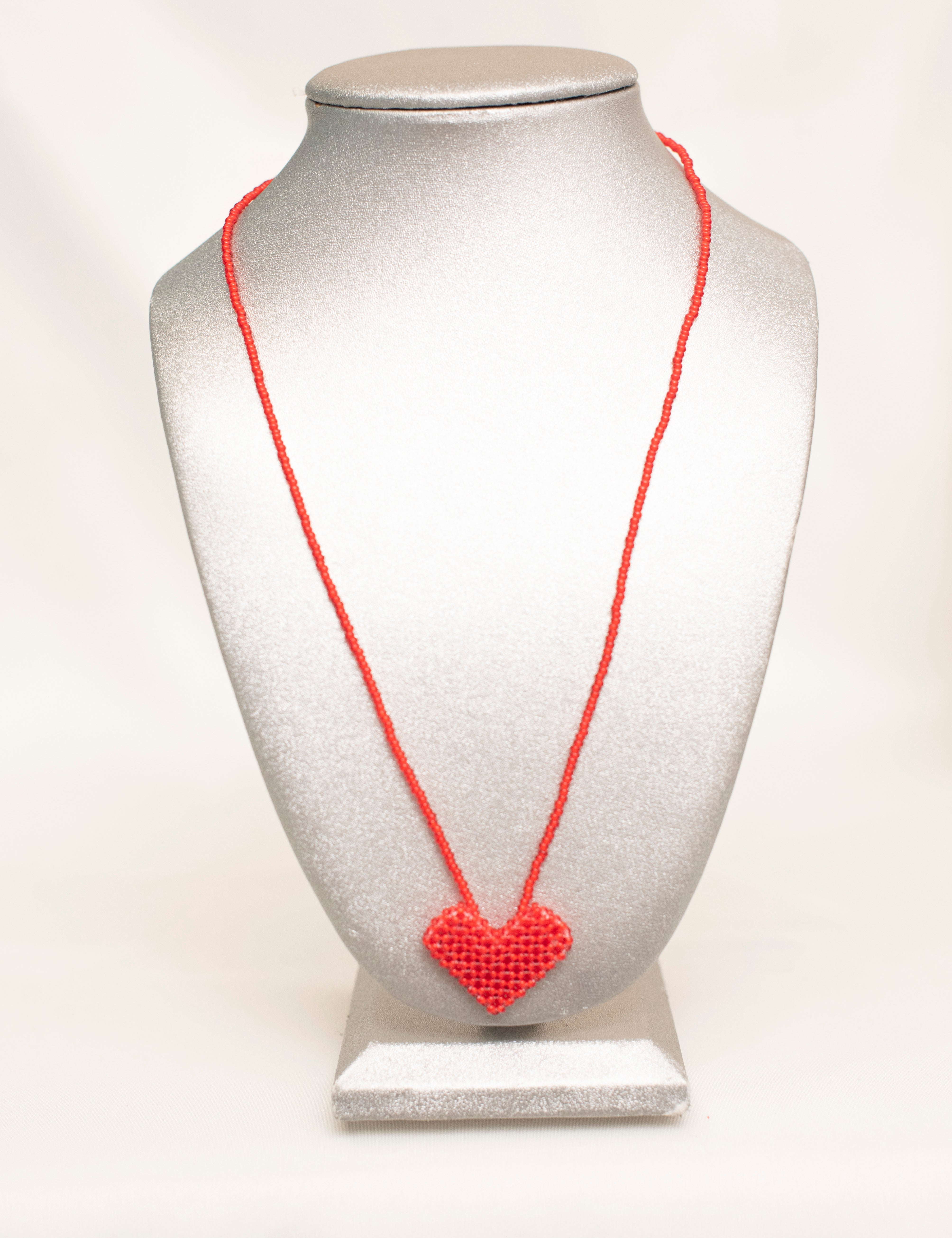 Heart Beaded Necklace