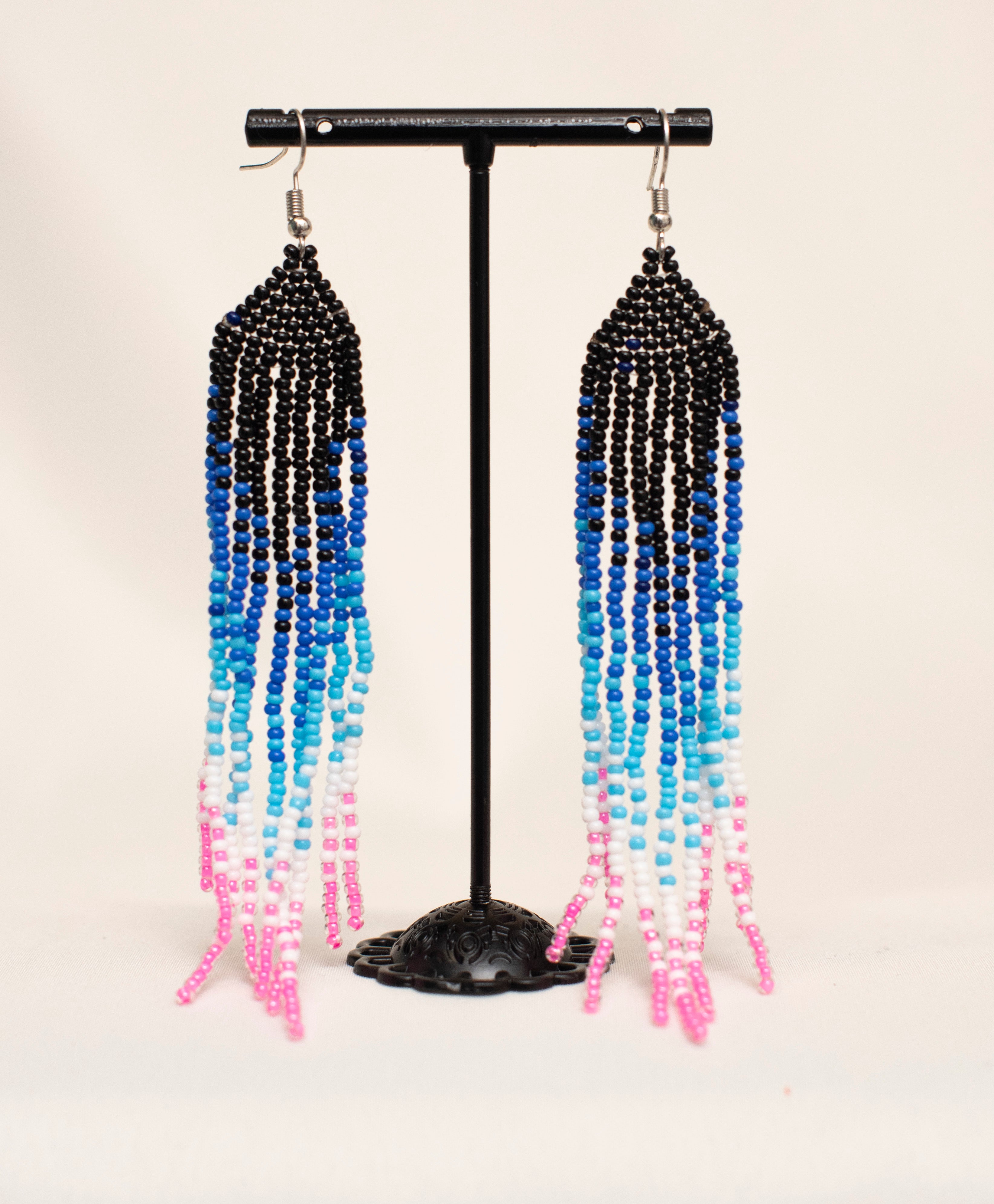 Lightweight Beaded Dame Earrings