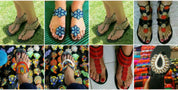 Red Handmade Sandals